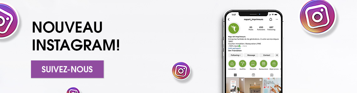 Nouveau instagram